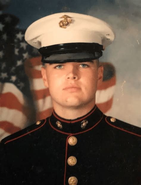 JD Vance in his military uniform