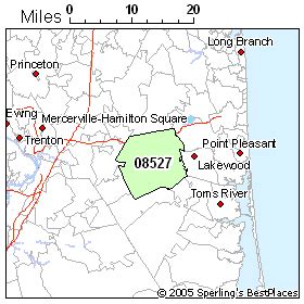 Jackson NJ 08527 Map