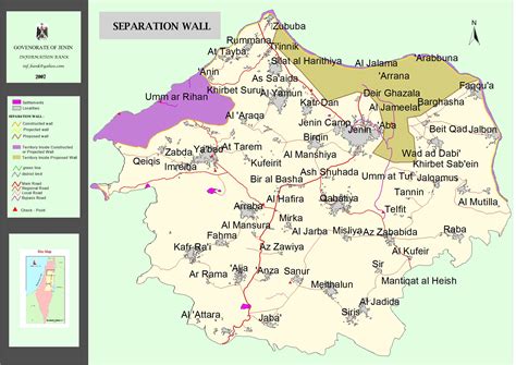 Jenin District Map