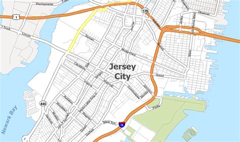 Jersey City Map