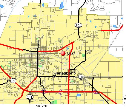 Jonesboro Zip Code Map