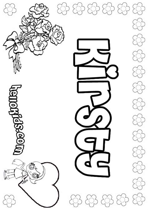 Kirsty Kookie Coloring Page