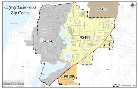 Lakewood Zip Codes Map