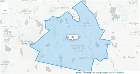 Leominster MA Zip Code Locator