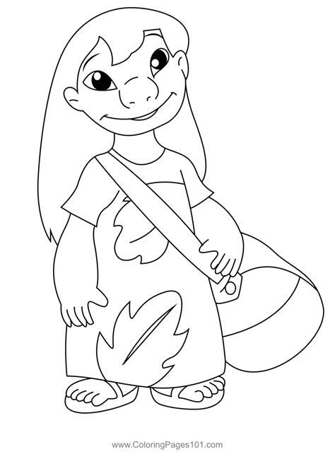 Lilo Coloring Pages For Kids