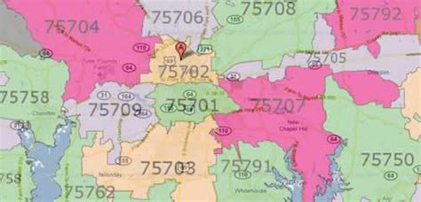 Longview Texas Zip Code List
