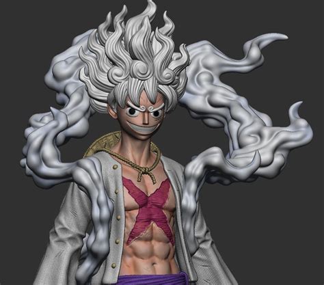Luffy Gear 5 3D Model