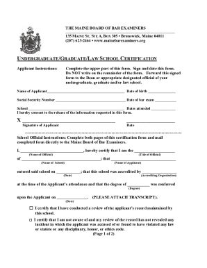 Maine Board Of Bar Overseers