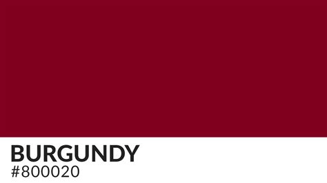 Maroon Burgundy History