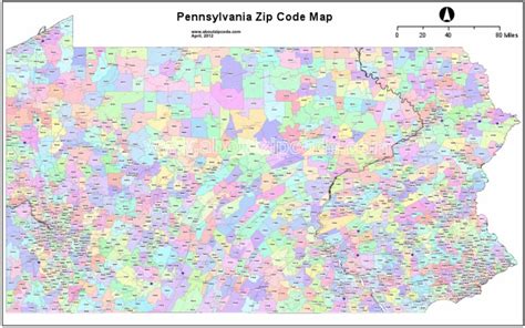 Media PA Zip Code Map