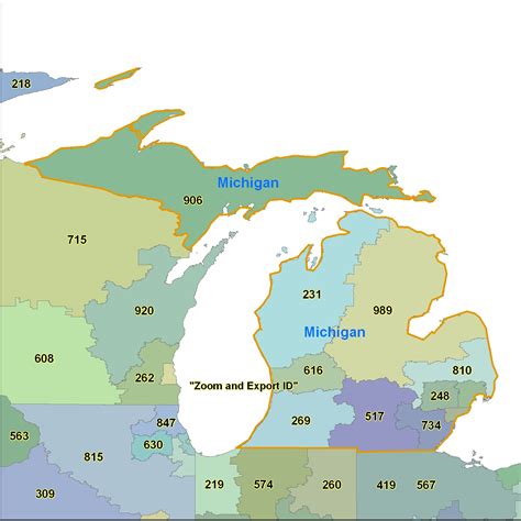 Michigan Zip Code Ranges