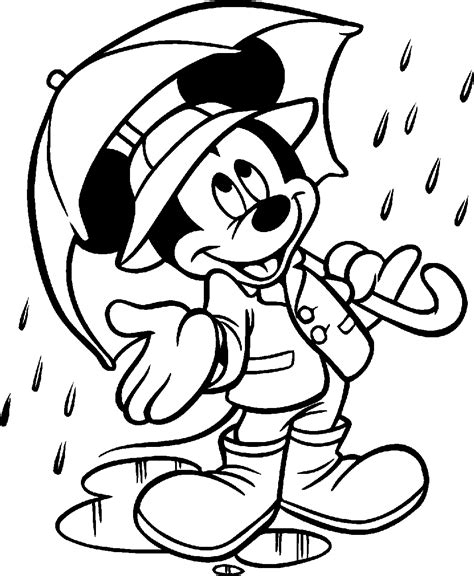 Mickey Mouse Coloring Pages