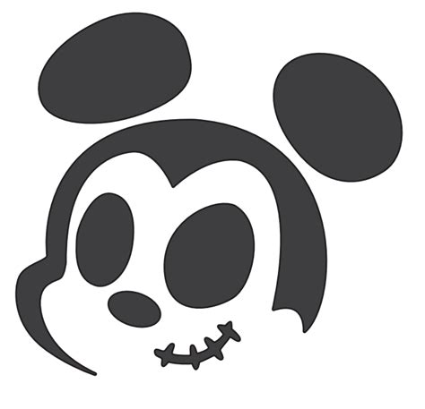 Mickey Mouse Pumpkin Carving Template