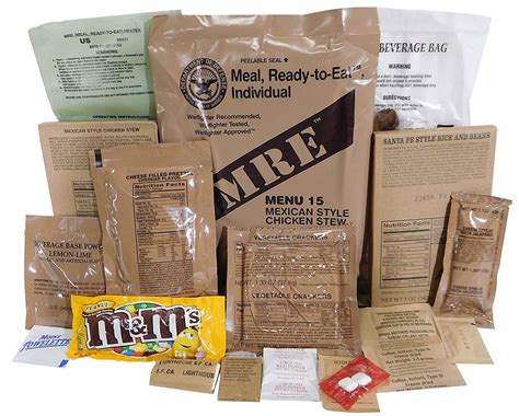 Military MRE Nutrition