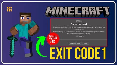 Minecraft Crash Exit Code 1