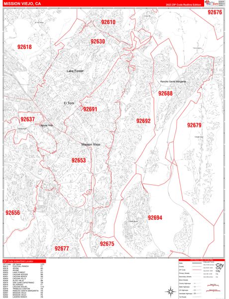 Mission Viejo Zip Code Map