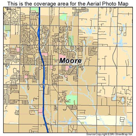 Moore OK Map