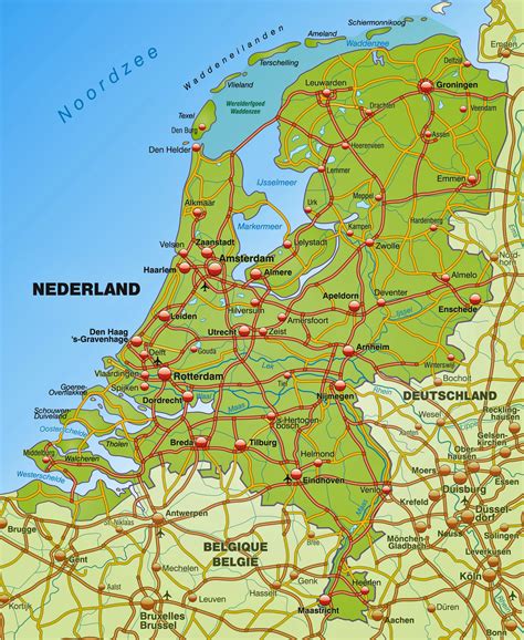 Netherlands map