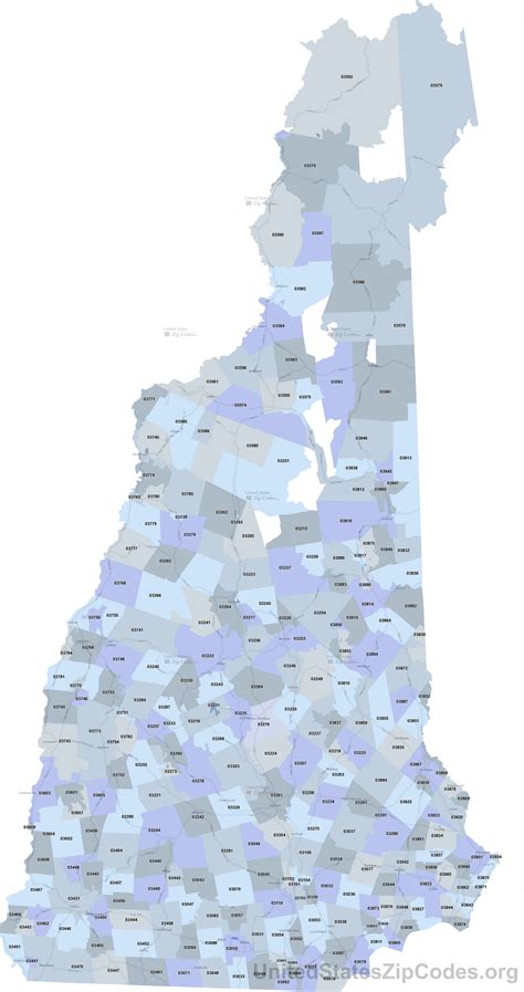 New Hampshire Zip Codes