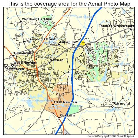 Newnan GA Map