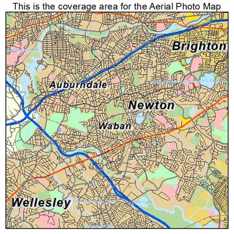 Newton MA Zip Code Boundaries