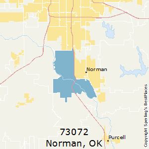 Norman OK Zip Code Map