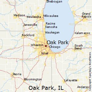Oak Park IL Zip Code Map