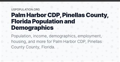 Palm Harbor, FL, demographics