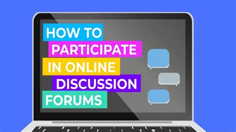 Participate in a Message Board Community Forum