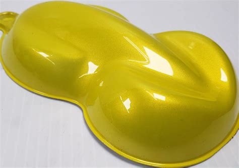 Pearl Yellow Powder Coating