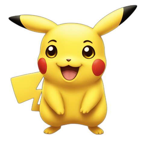 Pikachu with a Smiling Face
