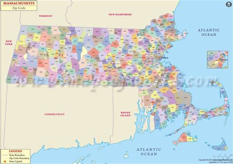 Plymouth, MA Zip Code Map