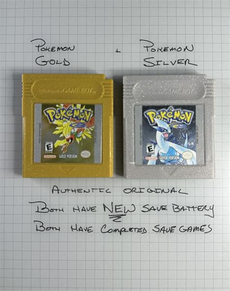 Pokémon Gold and Silver on Game Boy Color