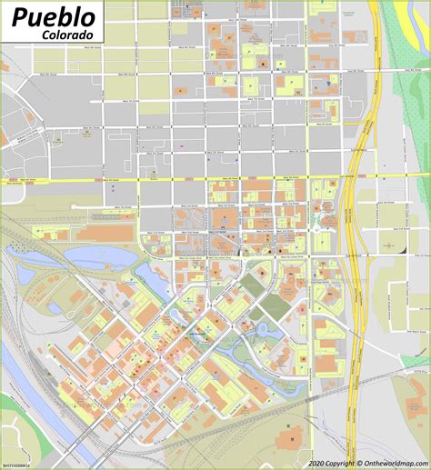 Pueblo Colorado Map
