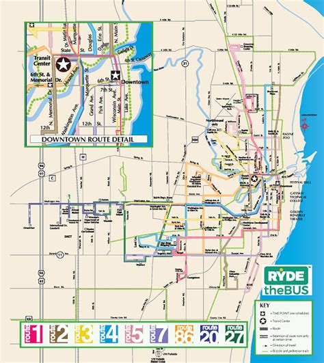 Racine Transportation Map