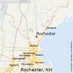Rochester NH Zip Code Map