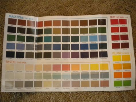 Rustoleum Color Palette