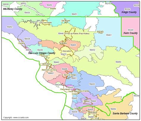 SLO Zip Code Guide