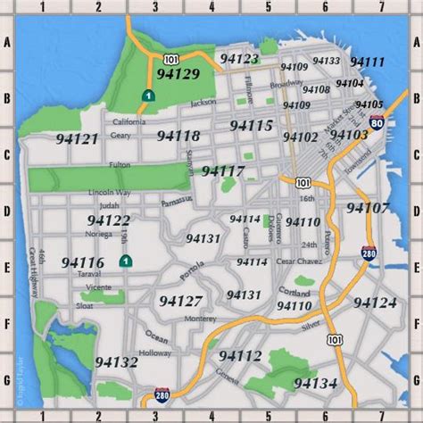 San Francisco Zip Code Guide