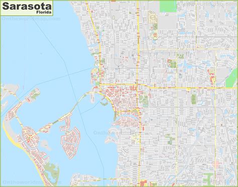 Sarasota Florida Map