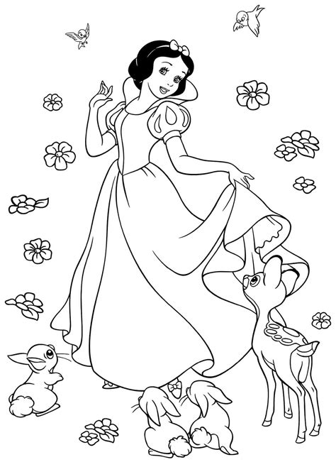 Snow White Coloring Pages For Kids Conclusion