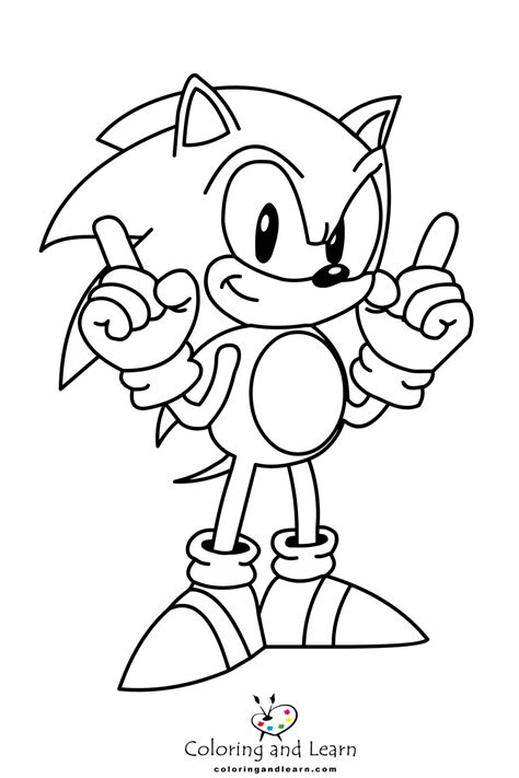 Sonic Coloring Fun