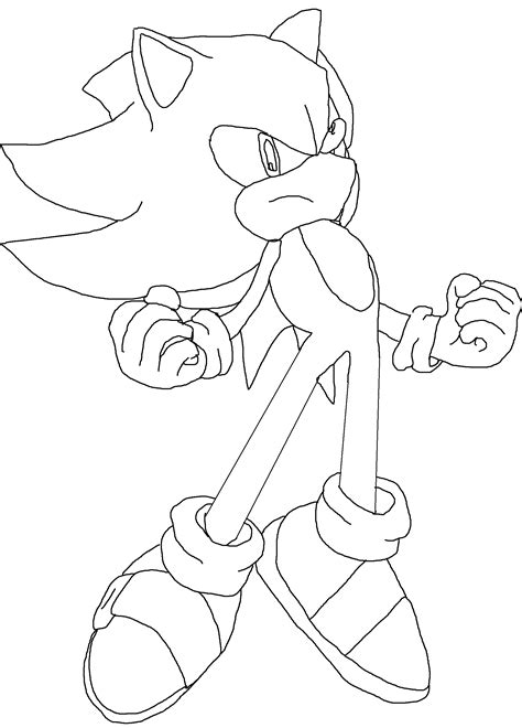 Sonic the Hedgehog Coloring Sheets For Kids