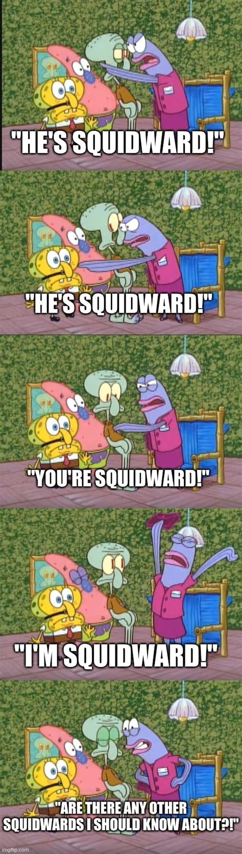 Squidward's Disapproval Meme