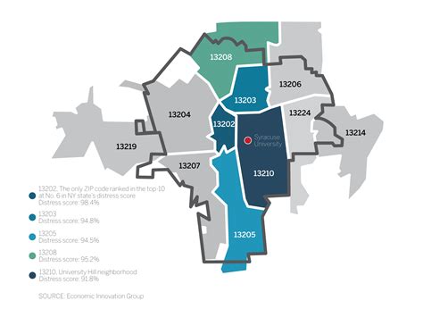 Syracuse NY Zip Codes Map