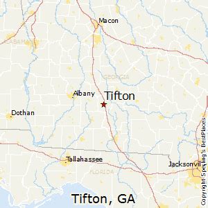 Tifton GA Map