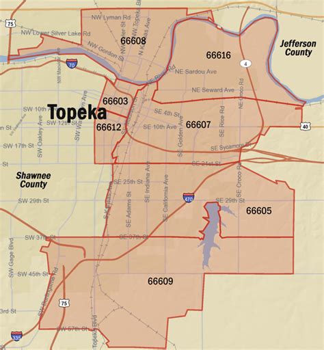 Topeka Ks Zip Codes by Neighborhood