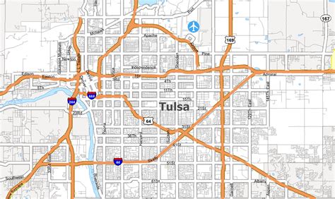 Tulsa OK Map