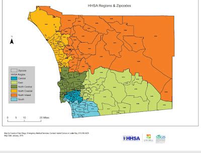 San Diego Zip Code Map