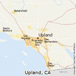 Upland CA Map